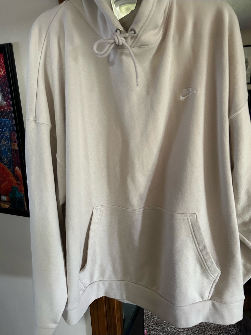 Nike Men’s Off-White Cream Hoodie Pullover